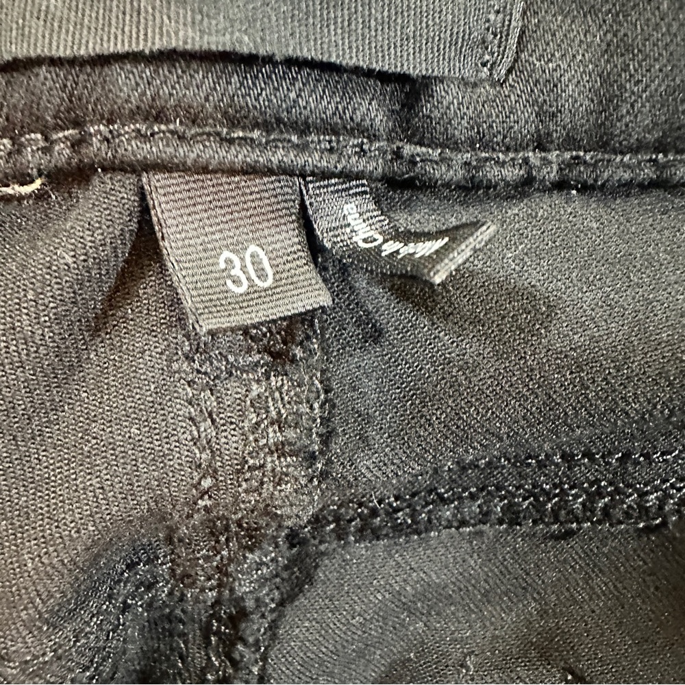 Paige Hoxton Ultra Skinny Jeans Women's 30 Velvet Onyx‎ Black Stretch Denim - Picture 6 of 16
